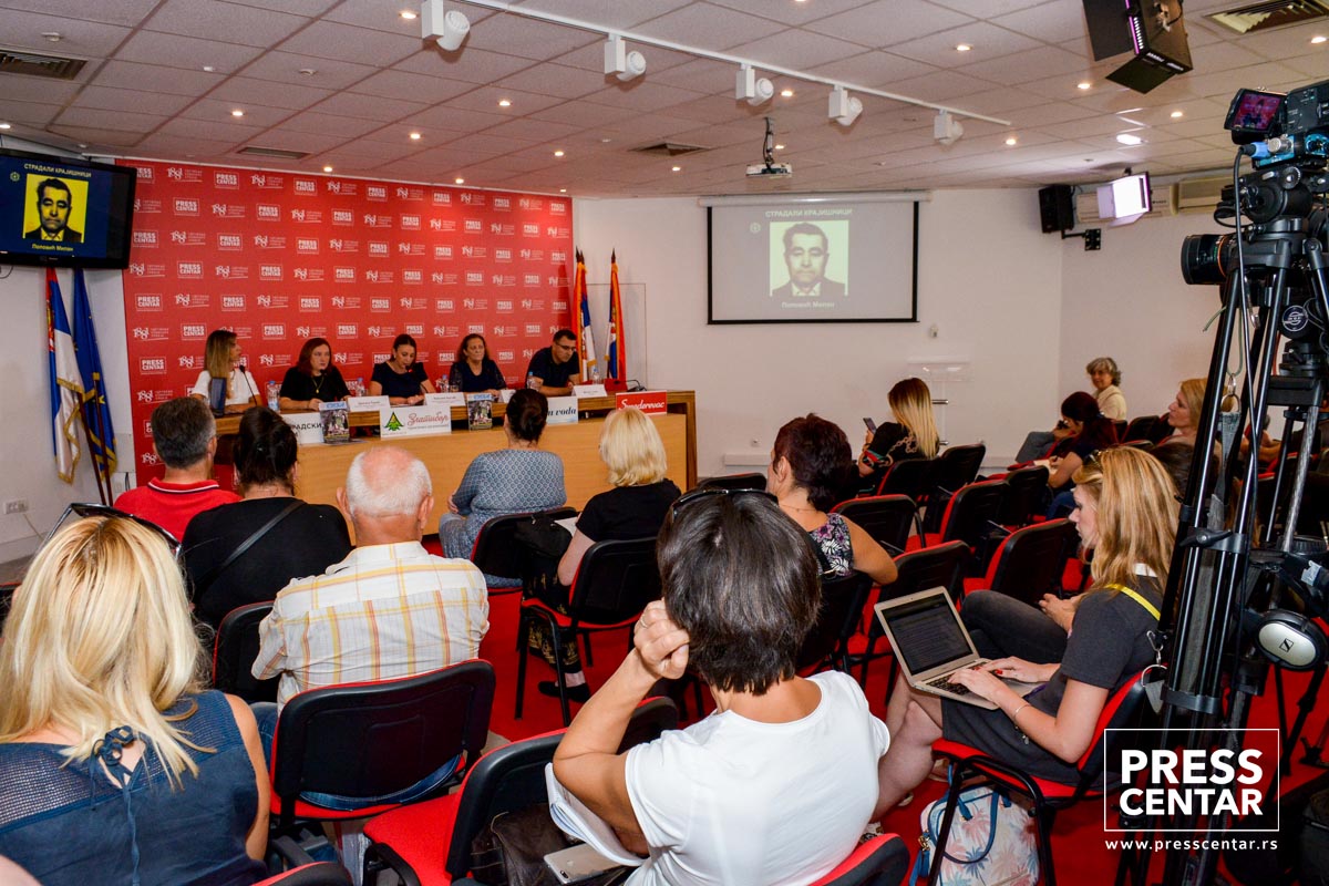 Konferencija za novinare Udruženja nestalih i poginulih lica 